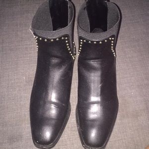 Black Zara booties